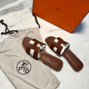 HERMES Oran Sandel Womens 38.5